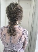 結婚式・二次会・イベントに可愛い編みおろしヘアアレンジ♪