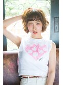 【natural-f 豊中】マニッシュショート くせ毛風 大人ボブ☆