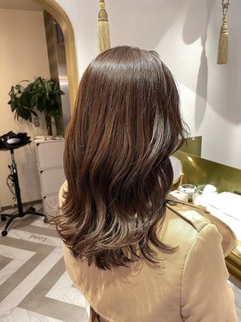 ロンドアベニール 北千住(Lond avenir) ブリーチなし　マロンベージュ　西田大樹