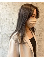 ザ ラボ アングゥ(The Labo ungu) グレイパープル×セミロング