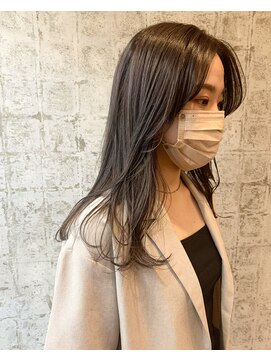 ザ ラボ アングゥ(The Labo ungu) グレイパープル×セミロング