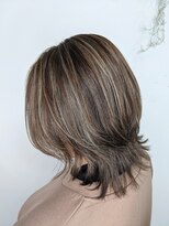 ヘアーアンドアイラッシュ ヨーク(Hair&eyelash york's) マットグレージュハイライト