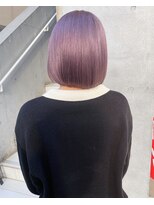 クラルス バイ アルティナ 溝の口店(Clarus by artina)&nbsp;パールラベンダー_ボブカット_ラベンダーアッシュ_ワンレンボブ2