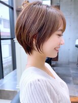 ザシー オモテサンドウ(The C)&nbsp;30代40代50代◎大人ナチュラルレイヤーショートボブ 表参道 橋本