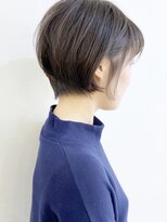 モリオフロムロンドン 松戸店(Morio from London)&nbsp;【松戸　ムラマツ】前髪あり　ショートボブ　カーキグレー