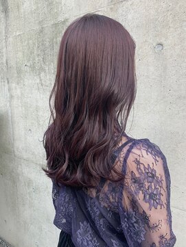 アクアオモテサンドウ(ACQUA omotesando) ＊ブリーチなしラズベリーピンクブラウン！暖色系パープルピンク