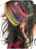 派手髪×インナーカラー×多色カラー