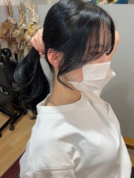 ヴィンスジオ 岐阜駅南(vince gio) 顔まわりカット／フェイスレイヤー