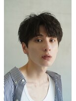 メンズ波巻きスパイラルパーマプードルパーママッシュ韓国ヘア