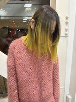 イェッカ パビル(YECCA pabil)&nbsp;イエローグラデーション（ブリーチ1～2回）