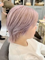 ヘア ジュレ ドゥ(hair jurer deux)&nbsp;【ヘアジュレドゥ 川松】ホワイトピンクバイオレットカラー