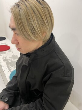 エンドリンク(endlink) ハイトーンカラー×メンズセンターパート