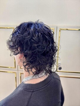 エイムコーゾー美容室(AiM KOZO) 【20代】ワイルドウルフパーマ／加藤大樹