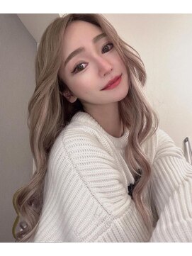 ネクサス 心斎橋(Nexus) 夏デザインカラーレイヤーカットオリーブベージュウェットヘア