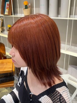 ドレス(Dress) ブリーチなし/オレンジブラウン/ウルフヘア