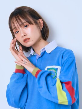 シャル 八王子(shalu) ナチュラルボブ/シースルーバング