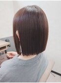 前下がりボブ