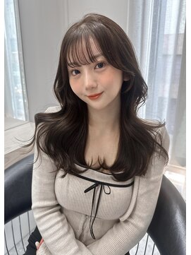 ボタン テンジン(VOTAN tenjin) 【votan_はまひ】顔まわりカット/ブラウンカラー/暗めカラー