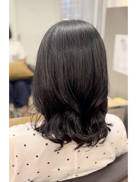 ジエクト カナウ(The Ect canow) 韓国風レイヤーカット コテ巻き風パーマ 韓国風パーマ デジパ