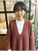 柔らかマッシュショート