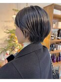 ミニマムボブ*ショートカット*ショートボブ*黒髪*30代40代50代