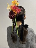 成人式ヘアセット