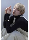 【Coach Hair Studio 新代田店】マッシュショート×ハイトーン