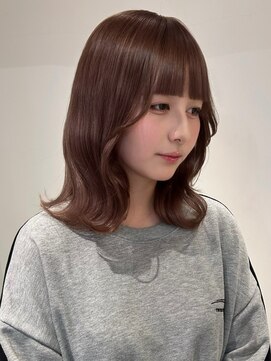 ベレーザ 渋谷神南(Beleza) 12986オリーブグレージュ暗髪グレーアッシュ韓国レイヤーカット