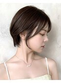 40代50代に人気の似合わせ丸みショートボブ　新宿