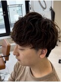 メンズ マッシュ シャドウパーマ メンズパーマ