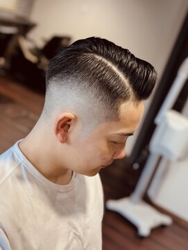 ジェイソンバーバー 2nd(JASON BARBER) サイドパートスタイル【理容室/バーバー/フェード】