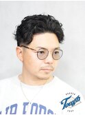 ワンカールパーマ×マレット