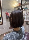 内巻きボブ