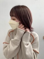 ディッセンバー 伊勢崎(December) 切りっぱなしボブ/ミニボブ/丸くないボブ/ヘーゼルベージュ