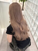 サンクマーケット 渋谷(cinq MARKET)&nbsp;渋谷ブリーチカラーハイトーンカラーヘーゼルベージュカラー韓国