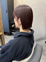 コク 千葉駅西口(COQU)&nbsp;ヘイリーボブ/チェリーレッド/千葉【積田佳奈】