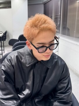 メンズペレ 渋谷(MEN'S PELE) MEN’S/リバースセンターパート/ニュアンスパーマ/渋谷