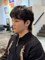 ノラ ヘアーサロン(NORA HAIR SALON)&nbsp;【石山】パーマで作るナチュラル束感マッシュウルフ