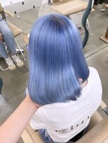 プネル 渋谷(PUNEL)&nbsp;渋谷 透明感　ペールブルー ライトブルー　水色　ケアブリーチ