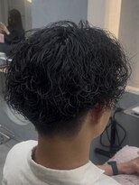 ロンドポレール 北千住(Lond polaire)&nbsp;men's/メンズ波巻きスパイラルパーマ/ナチュラルツーブロック