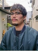 メンズくせ毛風ラフパーマ
