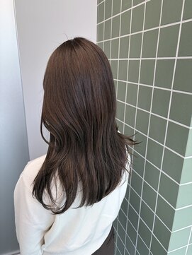 ロエ(LOE) ナチュラルベージュレイヤーカット顔周りレイヤー髪質改善