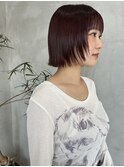 ｌａｙｅｒ bob×wine red