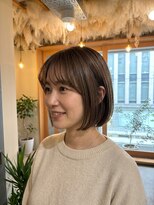 ホロル(horol)&nbsp;前髪ありのナチュラルミニボブ