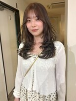 ニコフクオカヘアーメイク(NIKO Fukuoka Hair Make)&nbsp;〈NIKO〉ロングレイヤー.ブリーチなしダブルカラー.ベージュ