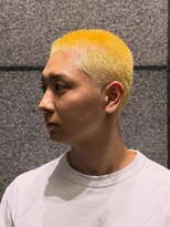 ヘアモード キクチ 銀座店&nbsp;抜きっぱなし金髪坊主<理容室><バーバー>
