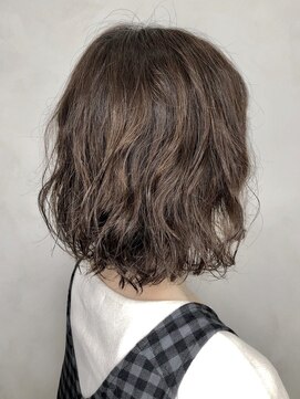 オースト ヘアー ステラ 新宿店(Aust hair Stella) 【山下】ミディデジタルパーマ×ボブパーマ 似合わせカット