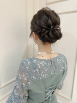 クロップ エス 湘南辻堂(crop es) 【crop es辻堂 藤田】ふんわりシニョンアレンジ