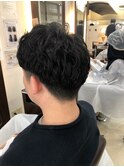 ツーブロック ビジネス かき上げ MEN’S HAIR