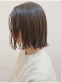 【morio熊本】ぱつんと切りっぱなしボブ.k